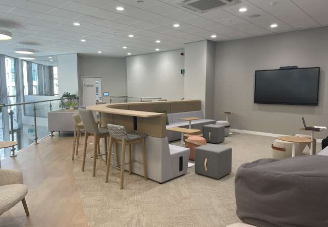 open area to embrace group gatherings agile working and focus