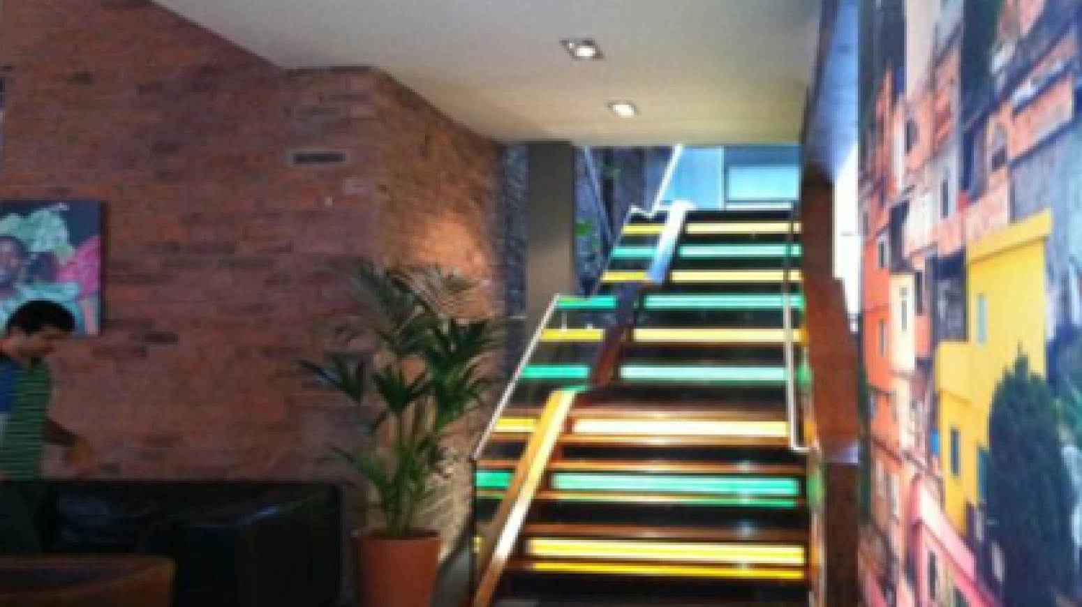 New staircase for restaurant