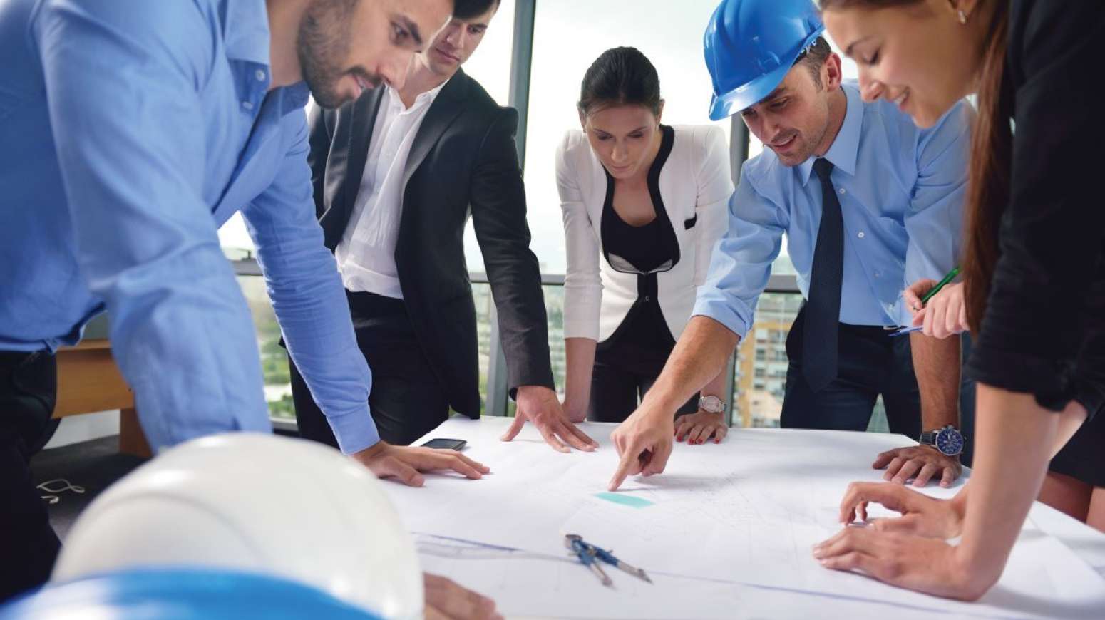 design front page to demonstrate office design collaboration