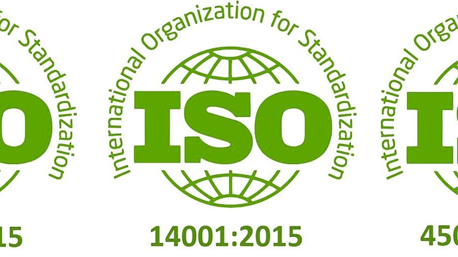 three iso logos