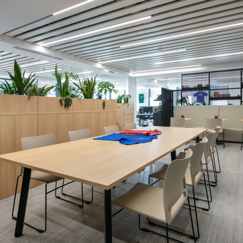 kitchen table chairs locker backs and planting along with canteen high back seating
