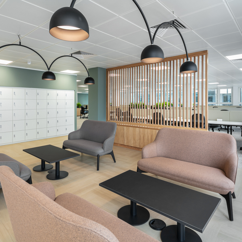 Breakout Collaboration lounge seating and coffee tables