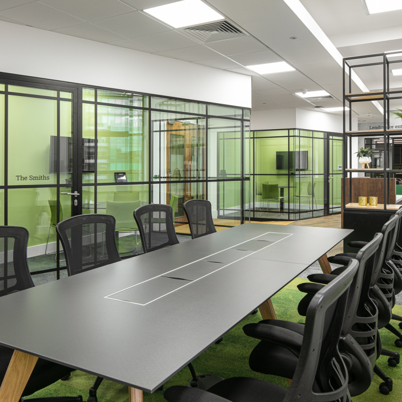 agile desking area to accommodate nomadic workforce